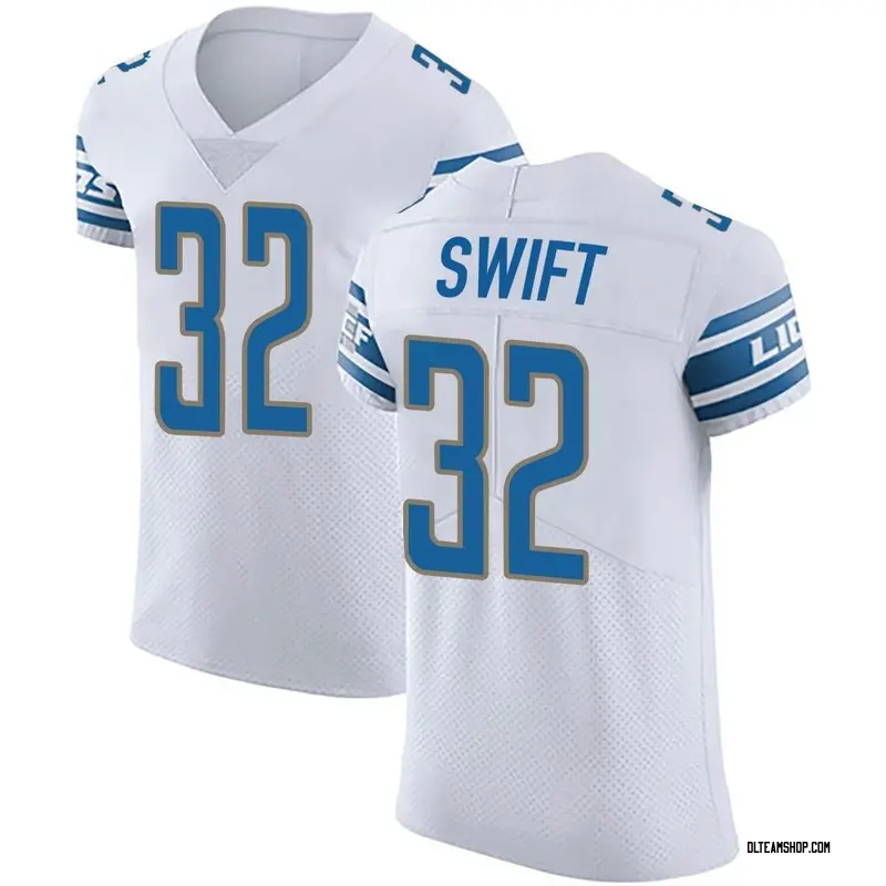 Andre Swift Detroit Lions Youth Inverted Team Game Jersey - Silver