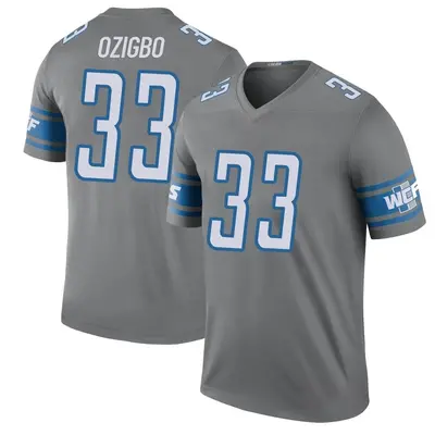 Men's Devine Ozigbo Detroit Lions Color Rush Steel Jersey - Legend