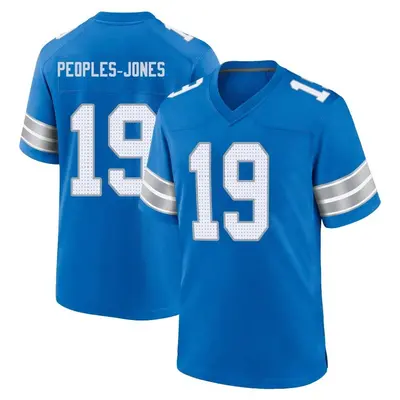 Men's Donovan Peoples-Jones Detroit Lions 2nd Jersey - Blue Game