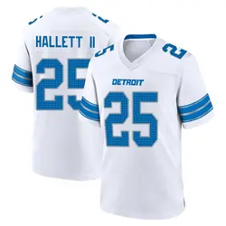 Men's Erick Hallett II Detroit Lions 2nd Jersey - White Game