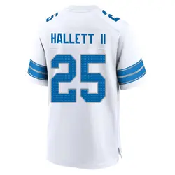 Men's Erick Hallett II Detroit Lions 2nd Jersey - White Game