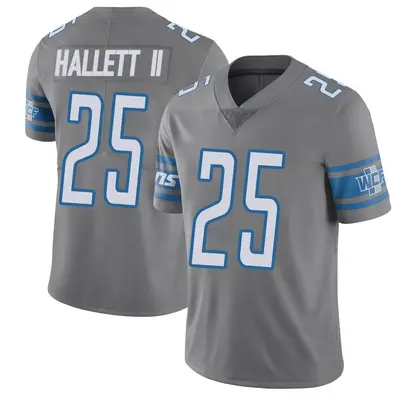 Men's Erick Hallett II Detroit Lions Color Rush Steel Vapor Untouchable Jersey - Limited