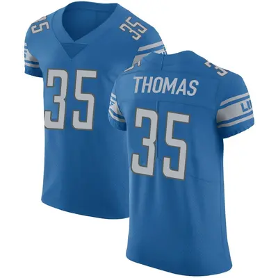 Men's Isaiah Thomas Detroit Lions Team Color Vapor Untouchable Jersey - Blue Elite