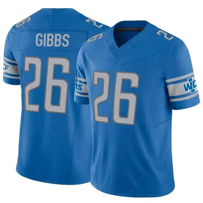 Men's Jahmyr Gibbs Detroit Lions Vapor F.U.S.E. Jersey - Blue Limited