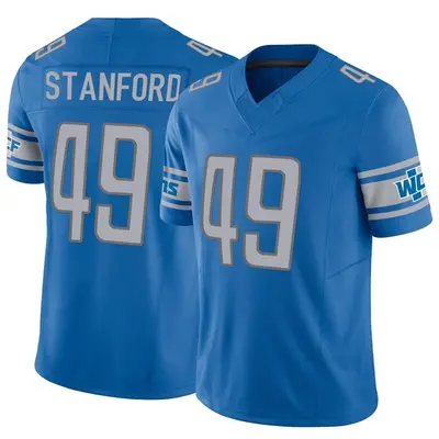 Men's Julian Stanford Detroit Lions Vapor F.U.S.E. Jersey - Blue Limited