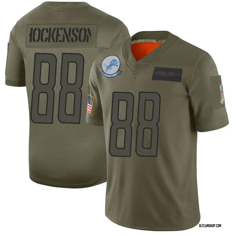 TJ Hockenson Lions Jersey man T shirt