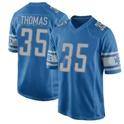 Youth Isaiah Thomas Detroit Lions Team Color Jersey - Blue Game