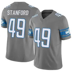 Youth Julian Stanford Detroit Lions Silver Vapor F.U.S.E. Jersey - Limited