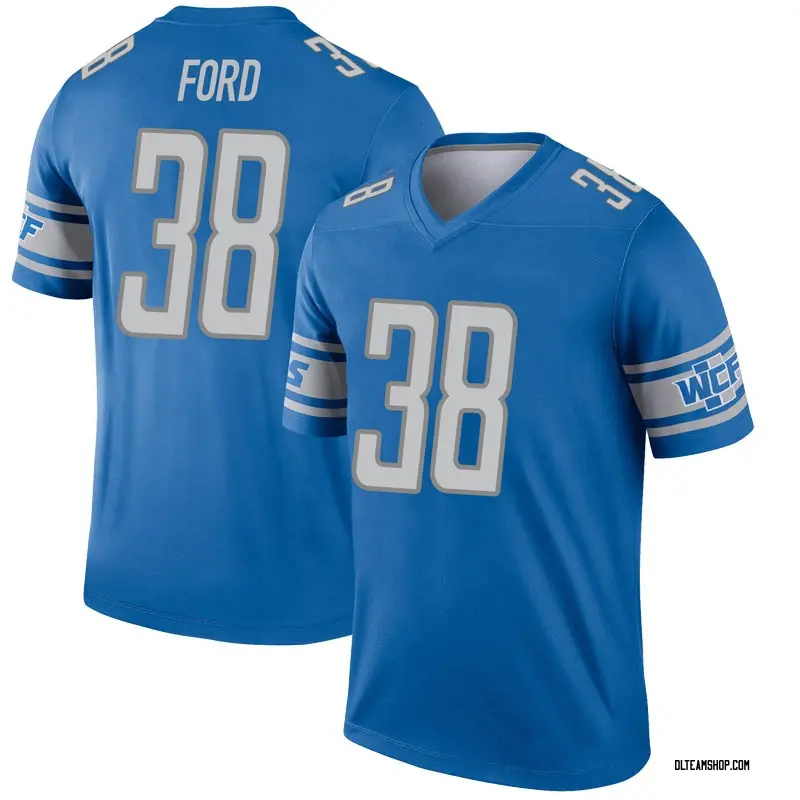 Youth Mike Ford Detroit Lions Inverted 